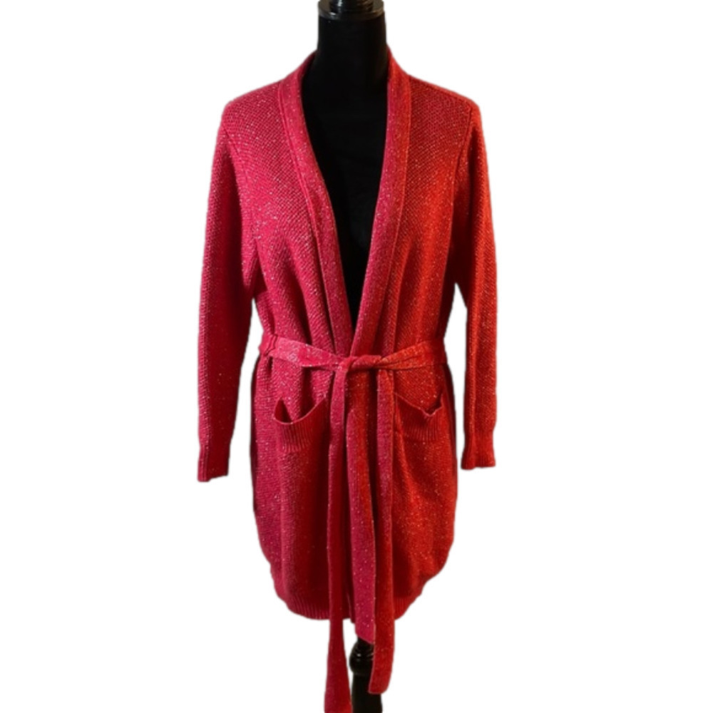 VICTORIA’S Secret shimmery pink cardigan size L